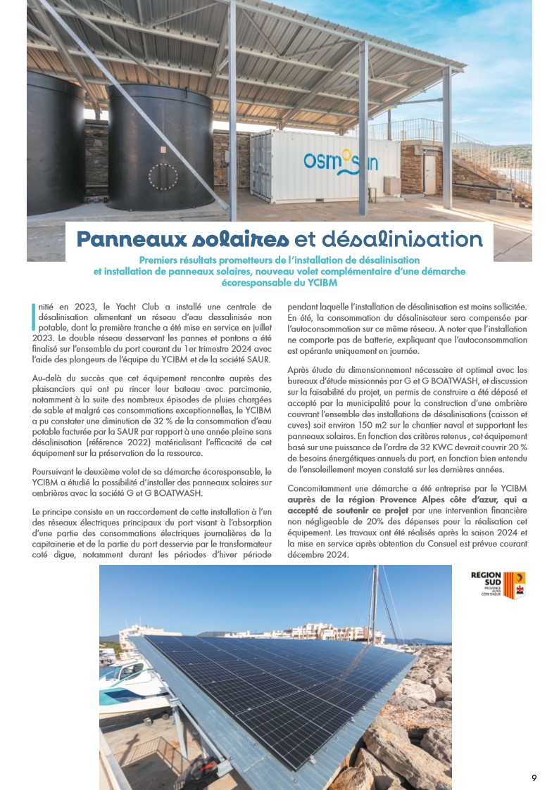 panneaux solaires port bormes ycibm