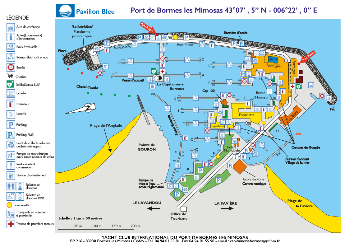 plan port de plaisance de marseille