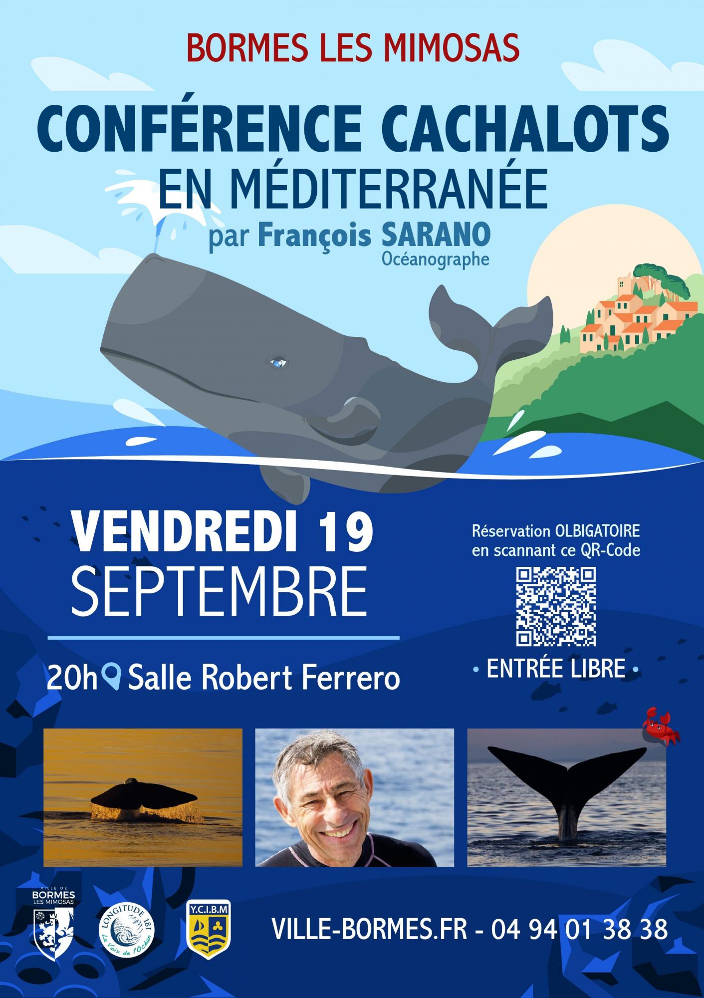 conference sarano plongee cachalots environnement mediterranee bormes ycibm