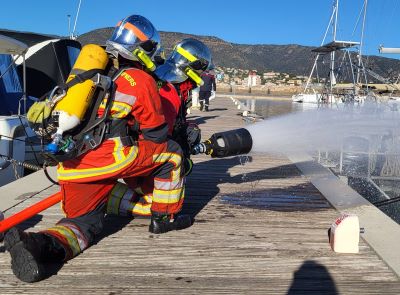 Exercice feu de bateau